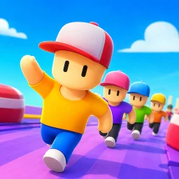 Biểu tượng Sky Knockout Crazy Guys Game